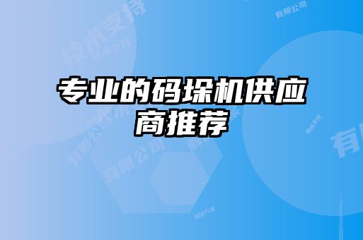 專業(yè)的碼垛機供應(yīng)商推薦